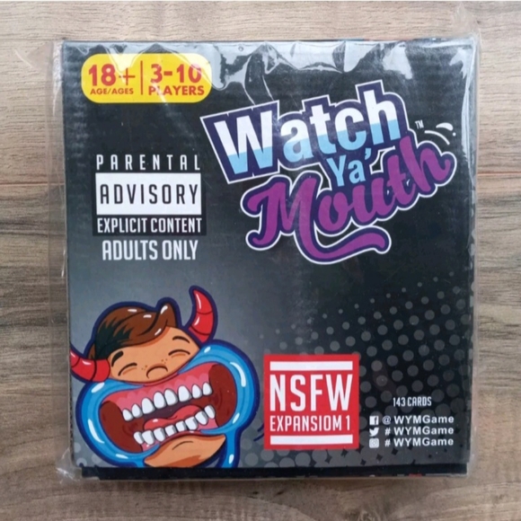 Watch Ya' Mouth NSFW Adults Only Expansion Card Pack - Picture 1 of 3
